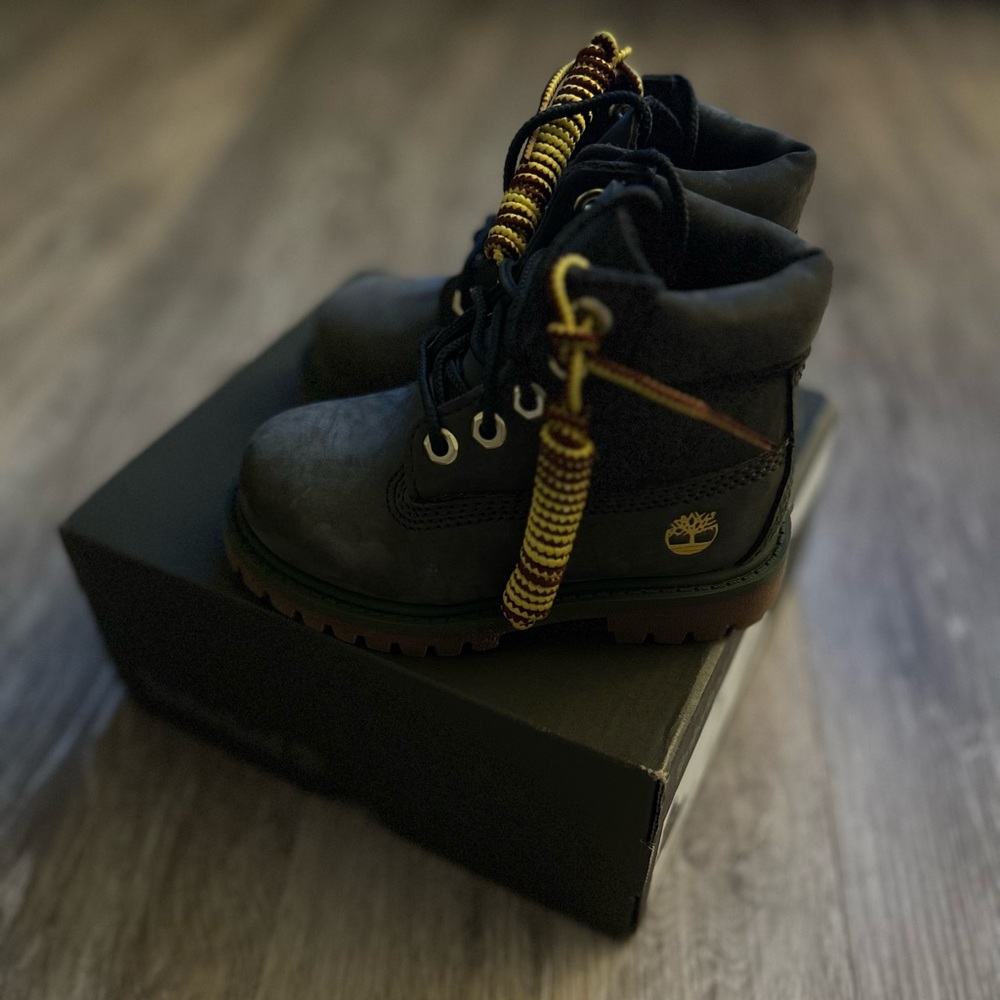 Hunter Green timberland boots(td)